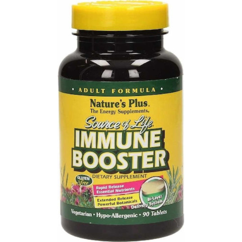 Nature's Plus Source of Life Immune Booster Συμπλήρωμα για την Ενίσχυση του Ανοσοποιητικού 90 ταμπλέτες